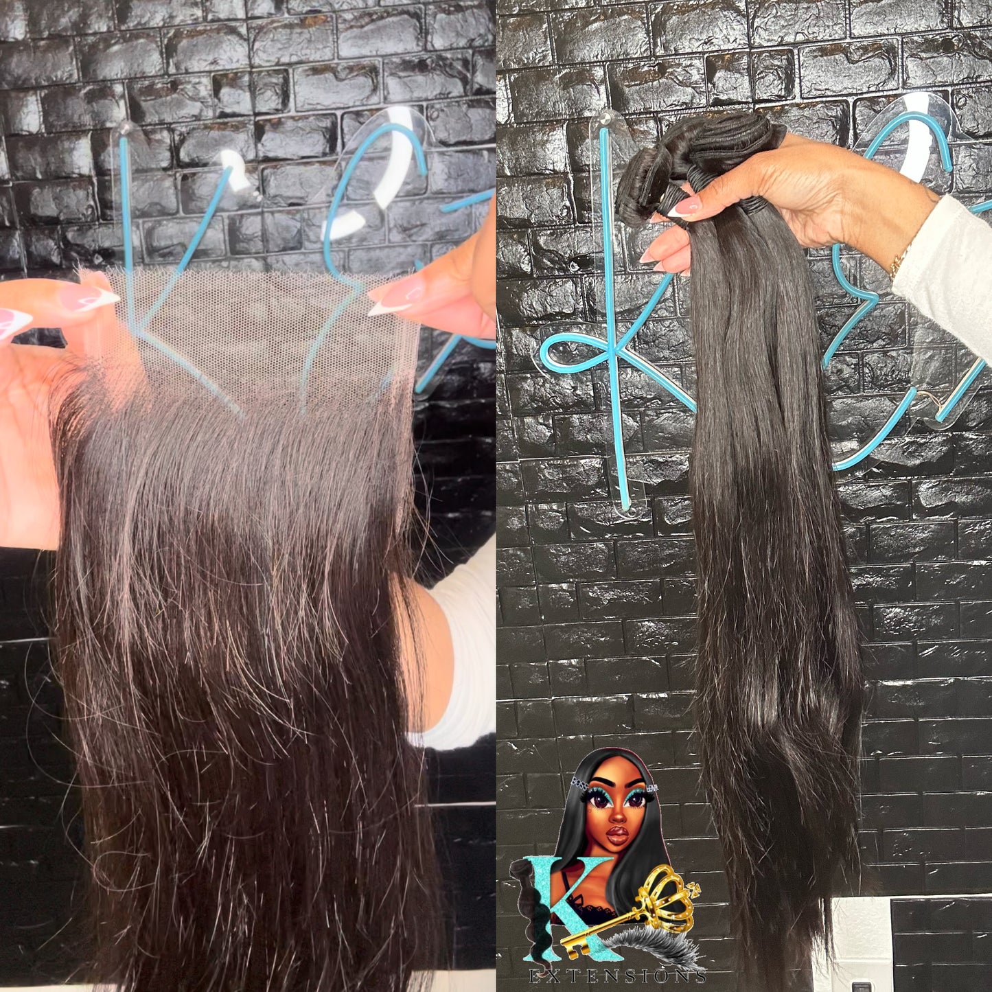 Straight closure/ bundle deal