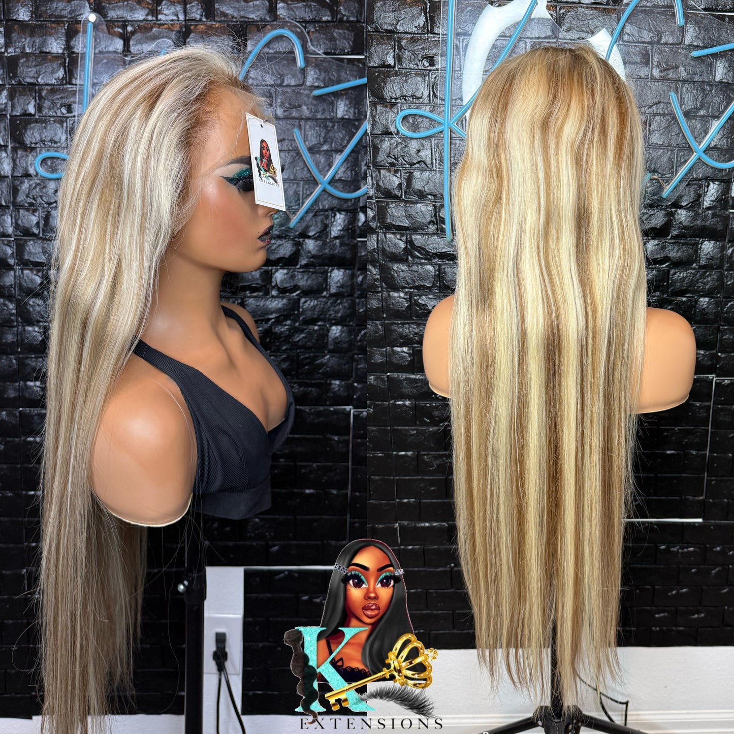 26’ Honey Blonde Wig