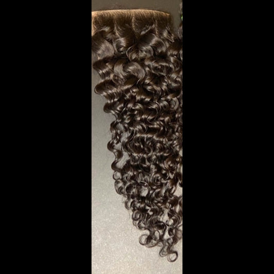 HD 4X4 Bohemian Curly Closure