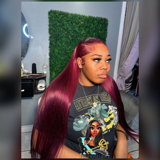 Dark Burgundy Wig Collection