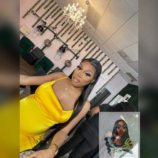2X6 Straight Closure Wig