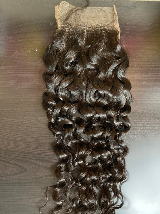 4x4 Spanish Wave Closure Piece